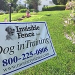 Let your neighbors know your dog is cared for