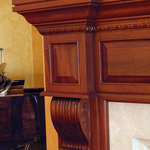 Hand carved corbel