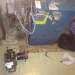 oil heat. messy, yucky