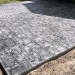 Ashlar Stone Stamped pati