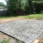 Ashlar Stone Stamped pati