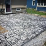 Ashlar Stone Stamped pati