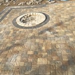Paver outdoor living area