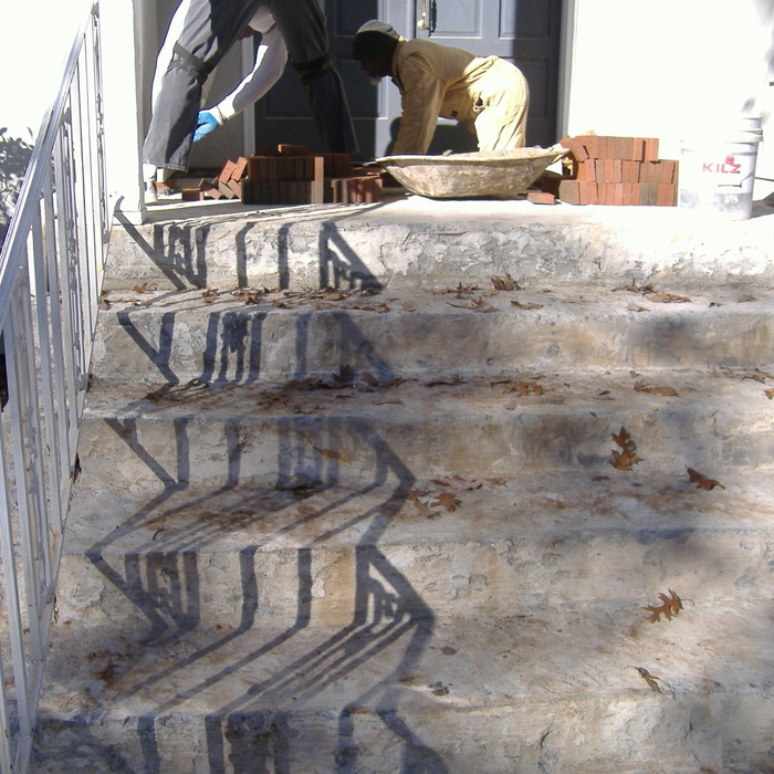 BRICK PAVER STEPS