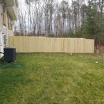 6ft solid dog ear fence