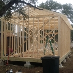Framing of the Storage Building