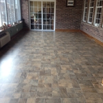 Sun room floor