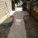 Vintage stone walkway