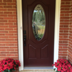 New Front Door - Fiberglass Mahogany Finish