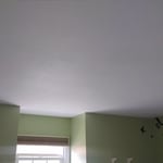 Reapaired stained ceiling