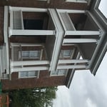 Rear 2 story porch constructed from the foundation