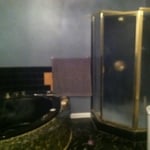 Tile shower and jacuzzi tub