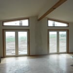 new drywall and trim