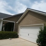 large white garage door