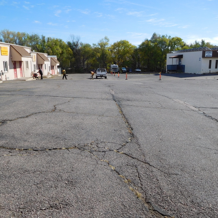 Before Picture of Paving Project