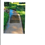 concrete walkway