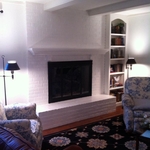 Brick Fireplace