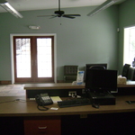 The reception area and waiting room
