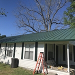 Standing Seam Metal with new Gutters