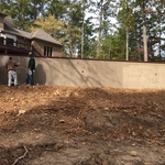 Colored Concrete Retainin