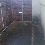 Concrete and brick cleaning