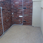 After - concrete and brick cleaning