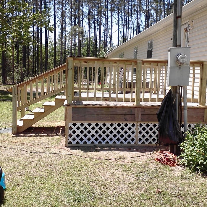after pressurewashing