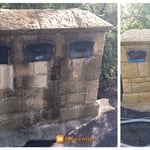 Natural Stone Restoration - Mailbox