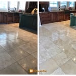 Travertine Tile Cleaning & Polishing