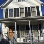 old house. dirty chalky look