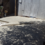 Concrete patio