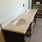 2 Under Mount Sink/Marble Vanity