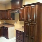 Poplar cabinets