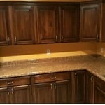 Poplar cabinets
