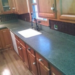 finished kitchen minus electric sockets an covers