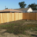 NEW CEDAR FENCE