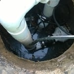 exposed pipe