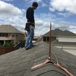 Shingle roof air terminal