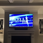 Wall Mounted Sony XBR with Sonos soundbar
