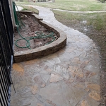 Flowerbed/walkway