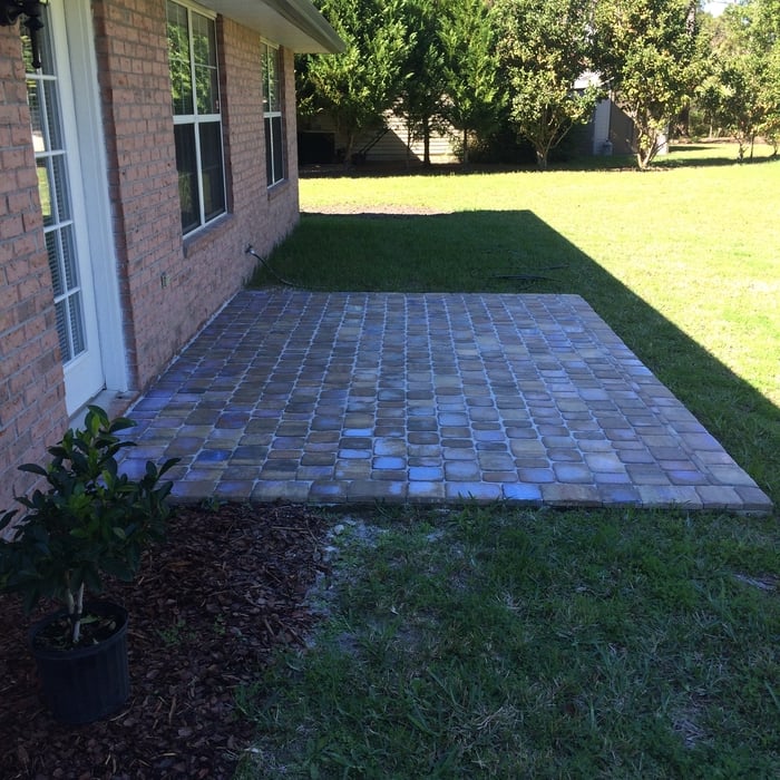 Paver patio