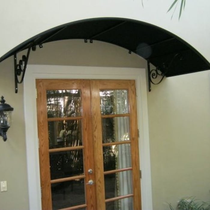 Eyebrow Door Awning