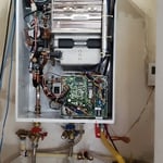 Navien flush and combustion blowout