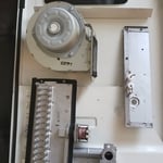 Fan, sensor, burner