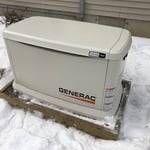 Top View of a 22 Kilowatt (KW) Generac Generator