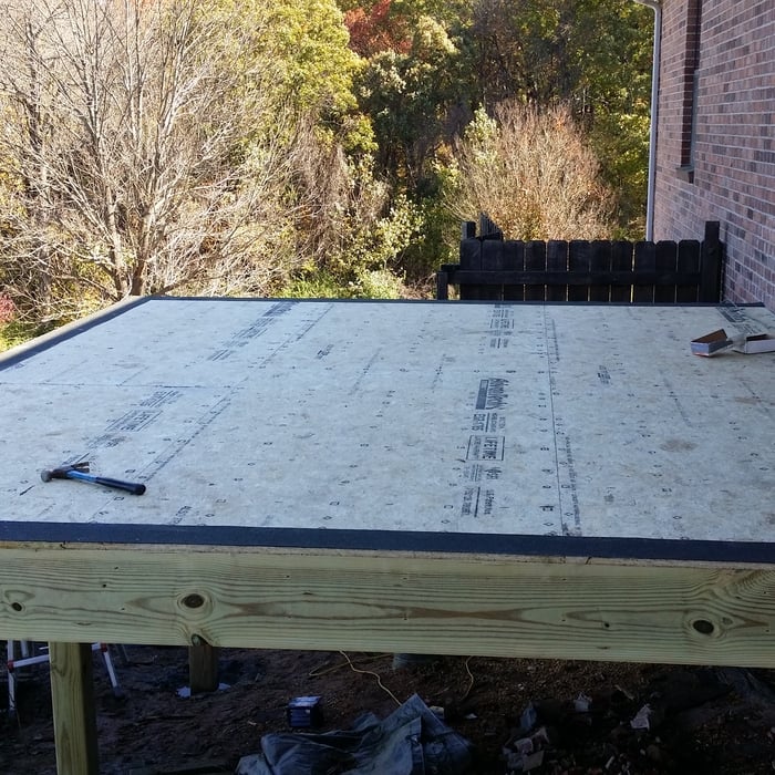 Plywood floor