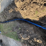 New copper line installed