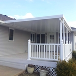 Deck with attached Sunroom