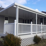 Deck with attached Sunroom