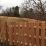 Dog Ear Shadow-Box Fence | Height: 3ft
